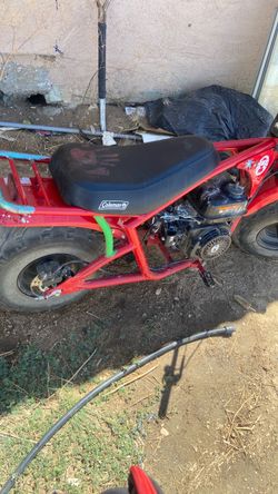 Coleman Mini Bike Red Gas Powered