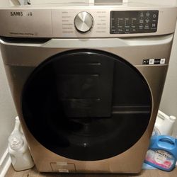 Samsung Smart Washer and Dryer (Champagne)