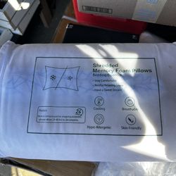 Shredded Memory Foam Pillows