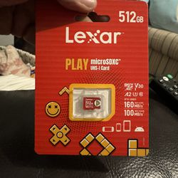 Lexar  Micro SD card SDXC 512gb Brand New Sealed 40$$$