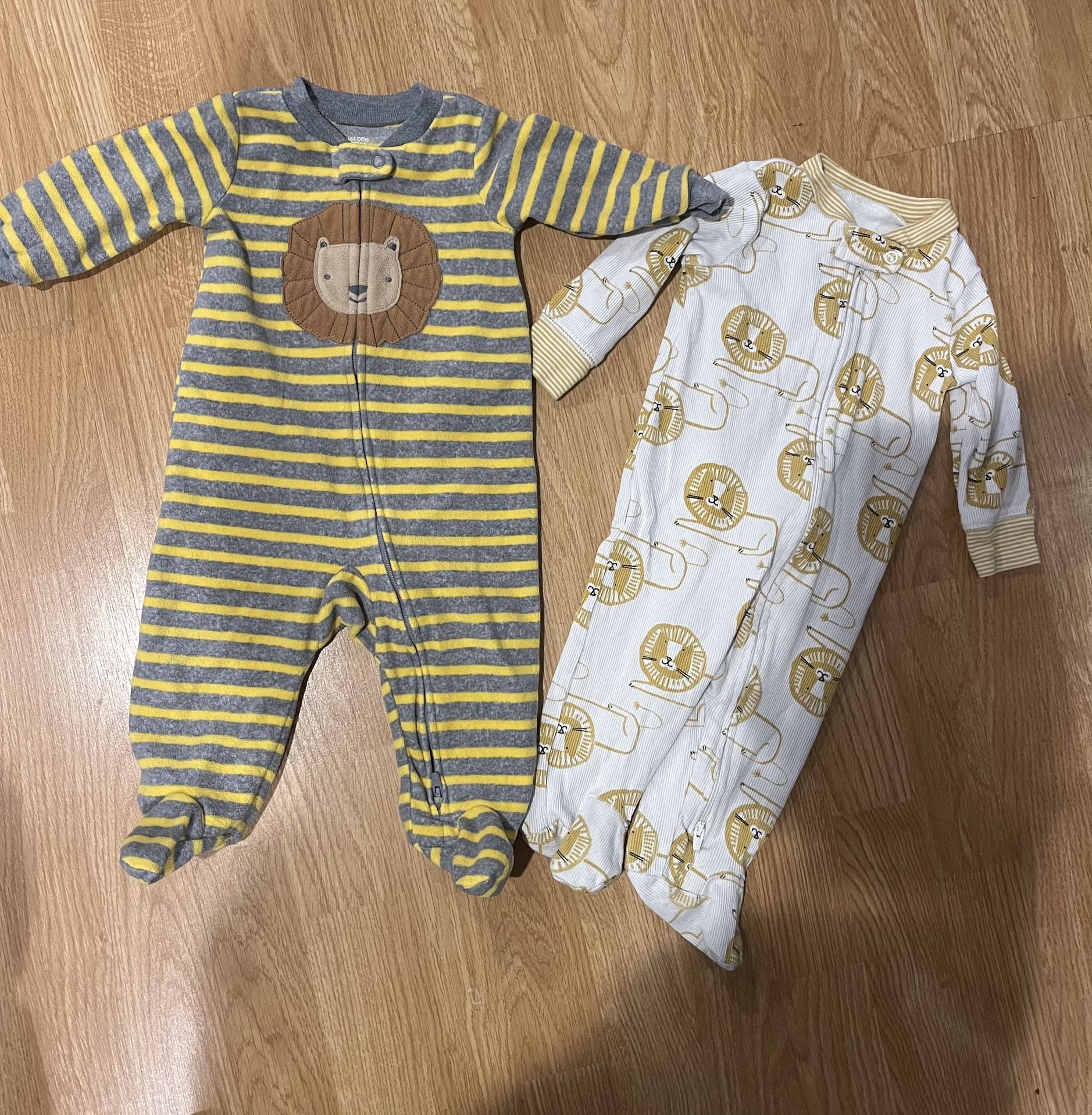Lion onesies, 6 months price for both 