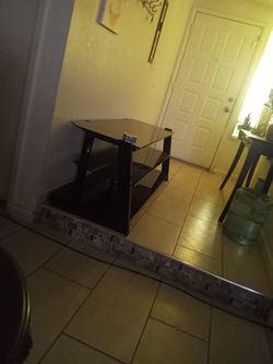 Glass TV Stand