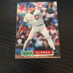 Jose Guzman Player Baseball Card 