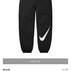 Supreme Nike Black Sweatpants