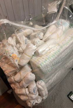 Diapers Size 1 / newborn clothes