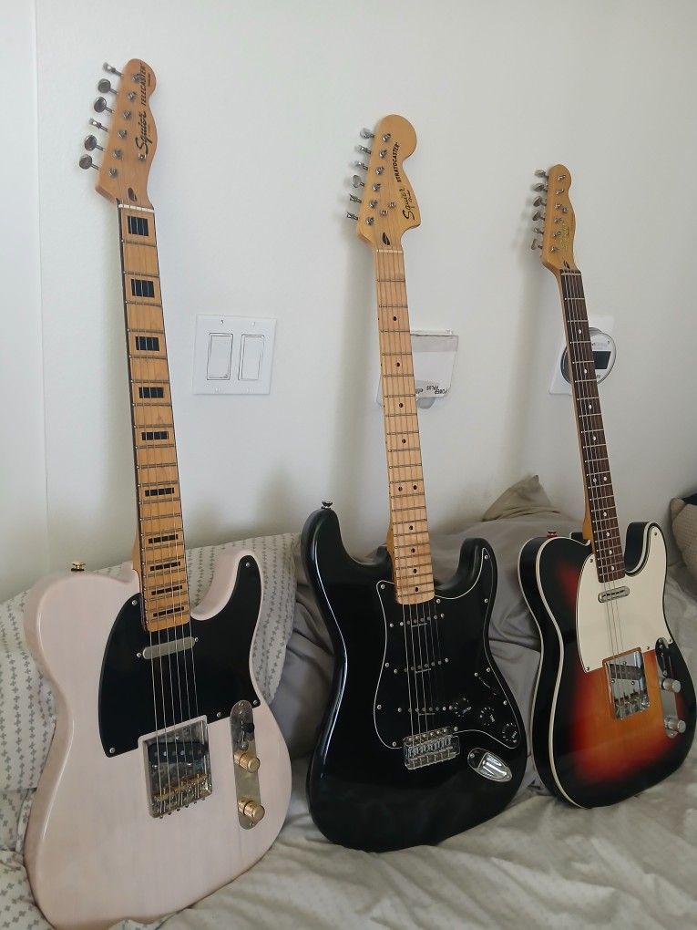 Squier CLASSIC VIBE/VINTAGE MODIFIED Telecaster And 70s Stratocaster..$350 Each