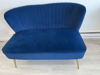 Blue couches