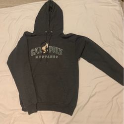 Cal Poly Mustangs Gray Pullover Hoodie