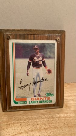 Larry herndon giants card