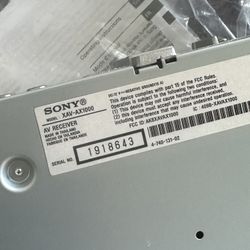 Sony 6.2 Inch Bluetooth Car Radio AirPlay 