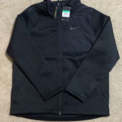 Men's Nike Therma Full-Zip Hooded Training Jacket Black BV3998-011 Size XL