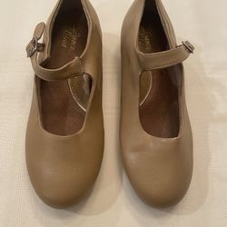 Leather Tap Shoes Girls Sz 3