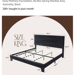 King Size bed Frame “NEW”
