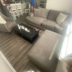 $400 Couch Ottoman And Chair For Sale 