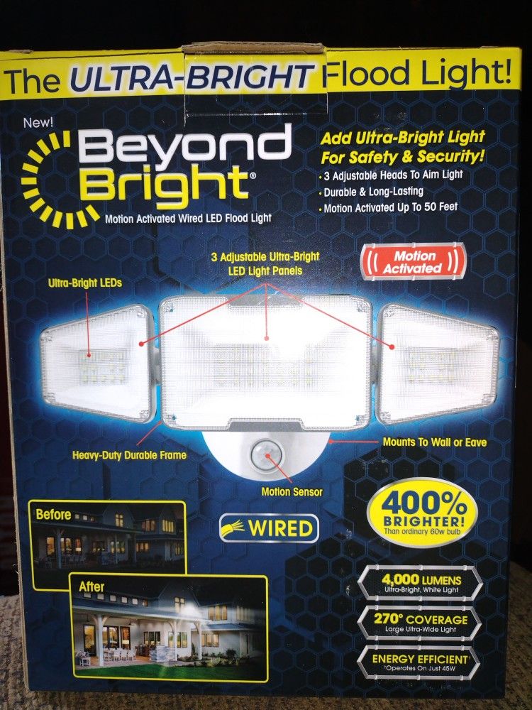 MOTION SENSOR LED SPOTLIGHT