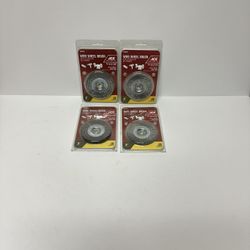 Lot of 4 Ace Wire Wheel Brush 3 in Fine Wire