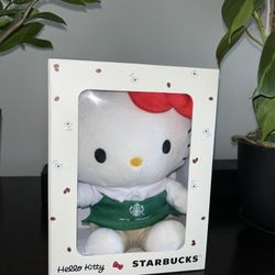 Starbucks Hello Kitty Collab Plushie/Stuffed Toy