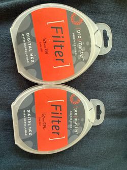 Pro master uv & cpl filter size 67mm