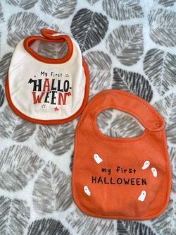 Baby one size my first Halloween bibs