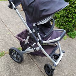 Uppababy Vista Stroller With Rambler Seat For Toddler