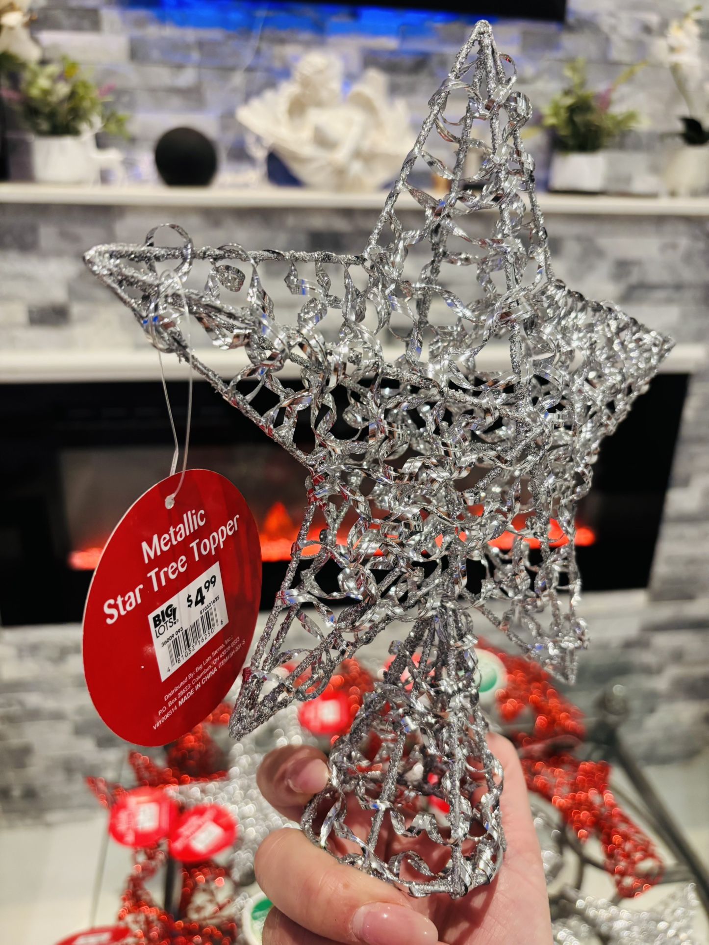 🎄 Metallic Star Tree Topper ✨ 🎄
