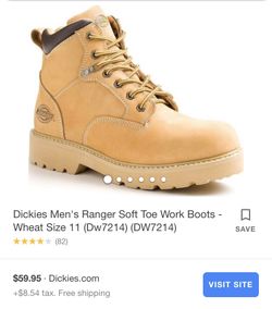 Dickies steel toe boots