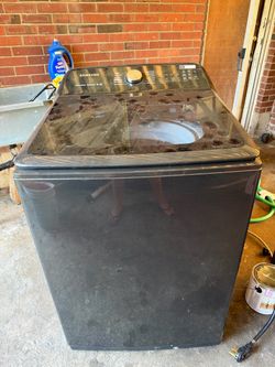 Samsung 5.2 Cubic Top Loader Washer and dryer