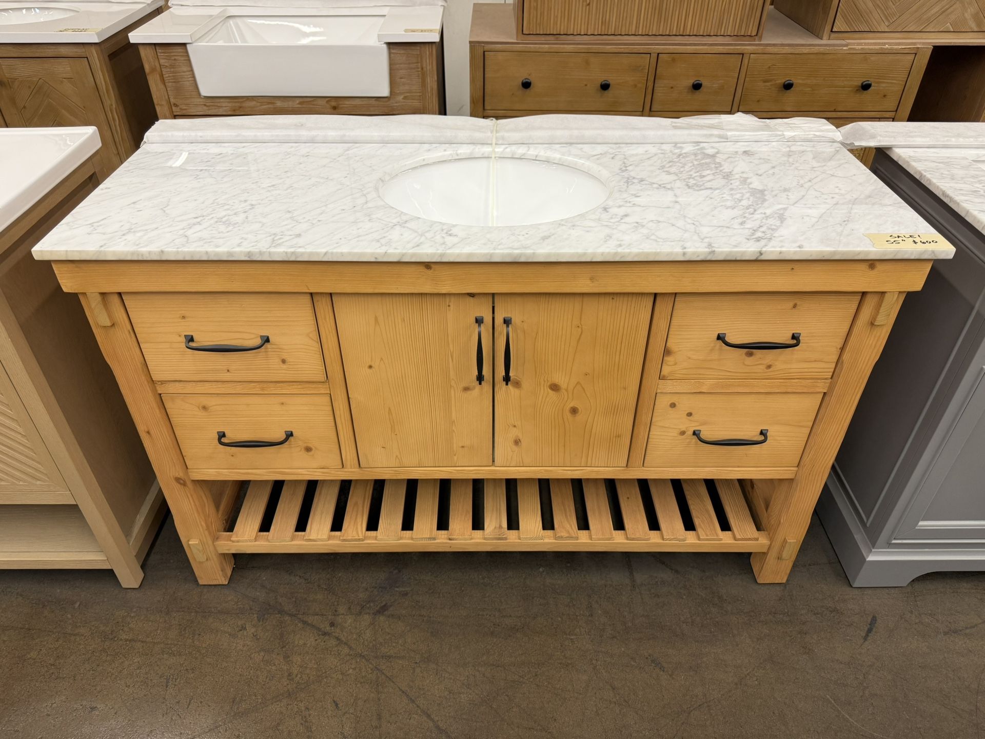 New! 55” Bathroom Vanity Sale!