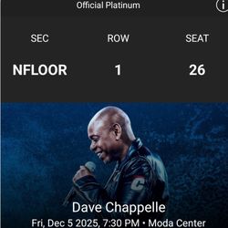 Dave Chappelle Tickets This Friday Dec. 5th