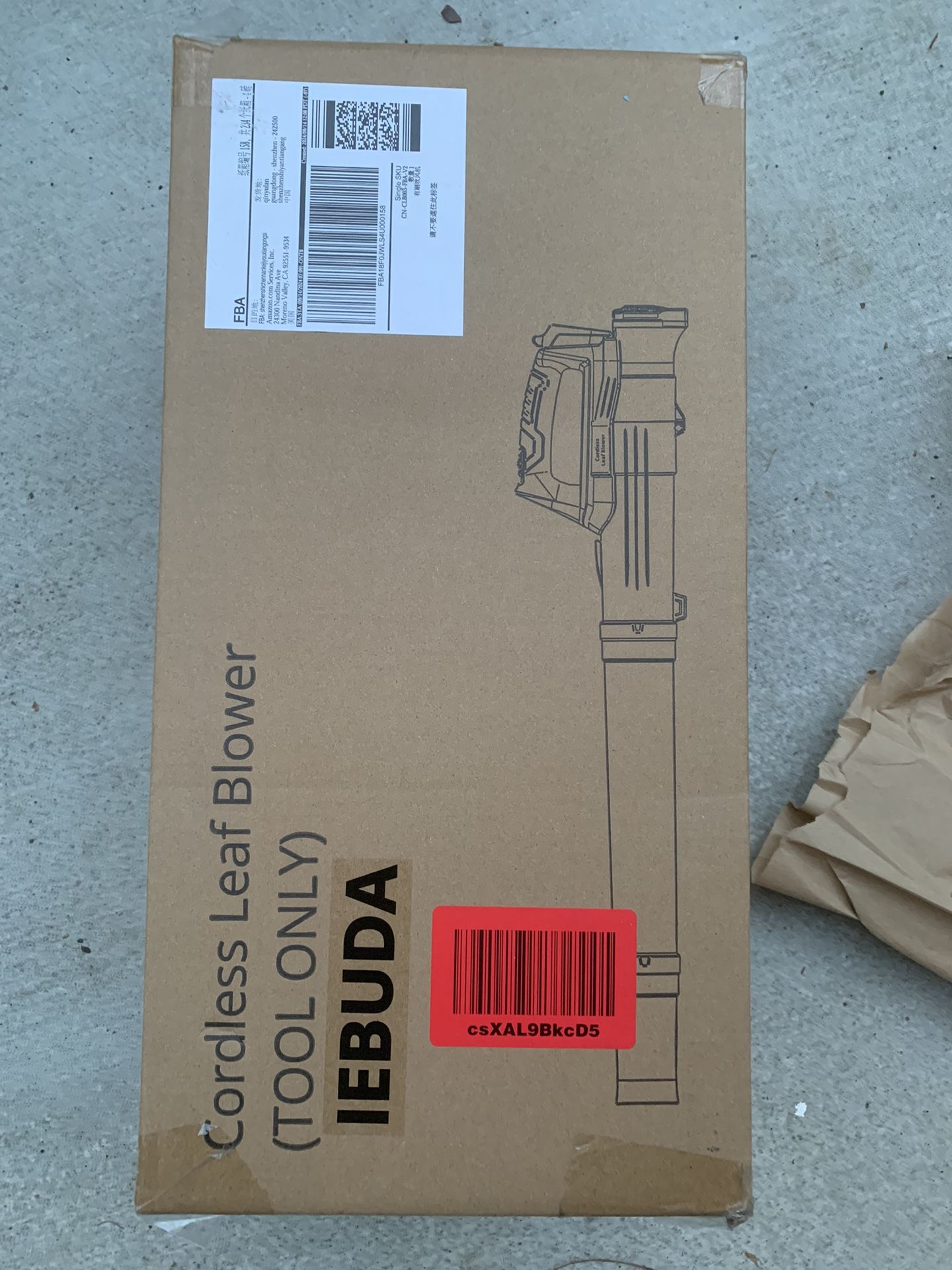 New Cordless Leaf Blower With 2 20V Batteries No Charger