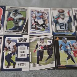 Lot of 10 Tennessee Titans NFL Football Cards