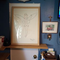 Tinker Bell Art Framed