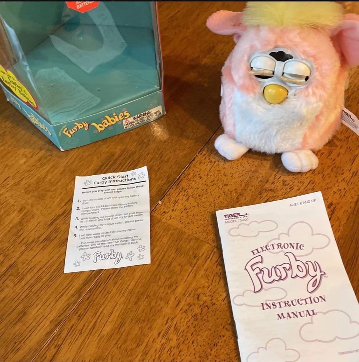 Vintage Original Furby Babies