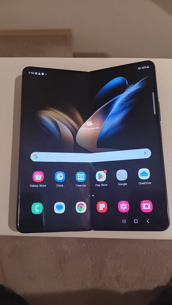 SAMSUNG Galaxy Z Fold 4 Phantom Black 1TB Unlocked