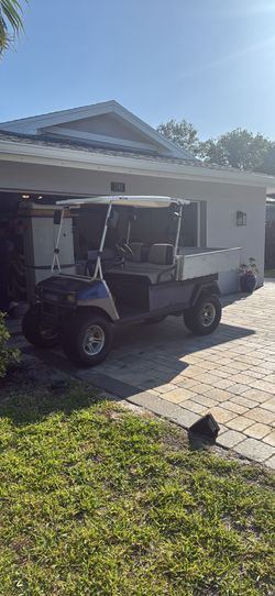 Club Car with Large Dump Bed