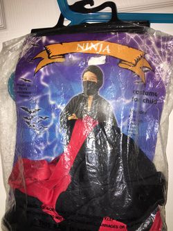 Kids medium ninja costume