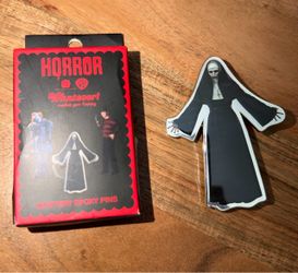 The Nun & Freddy Horror Mystery Epoxy Enamel Pin