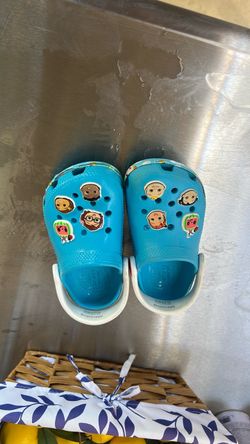 Toddler cocomelon crocks size 8