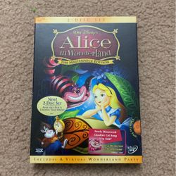 Disney Alice in Wonderland DVD New