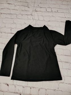 Wonder Nation Black Swim Shirt Kids S 6/7