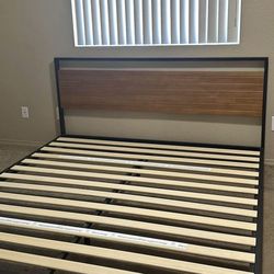 King Size Platform Bed Frame