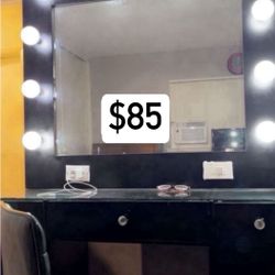 Black Makeup Vanity