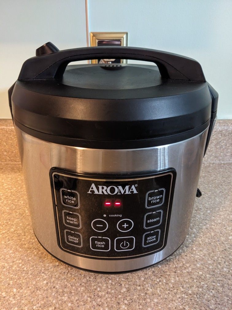 Aroma 20-cup Digital Rice Cooker & Food Steamer
