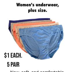 New Plus Size Women's Underwear, Panties, Comfortable Brand New