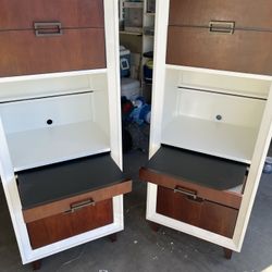 Real Wood Heavy  Entertainment Shelves