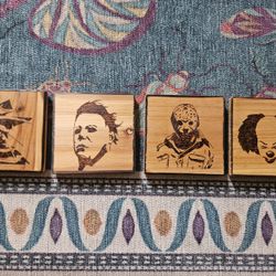 Wood Burned Coasters