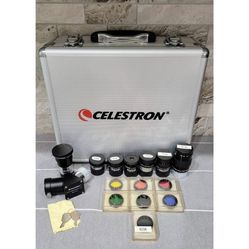 Celestron Telescope 1.25" Eyepiece & Filter Accessory Kit with Case & Extras