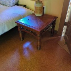 Small Wooden Table Side End