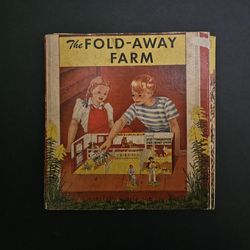 Vintage Fold Away Farm Book 1950's Garden City Publishing