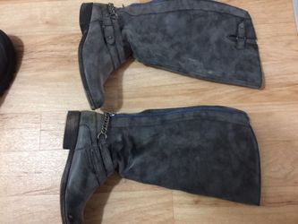 Steve madden leather womens boots size 9.5